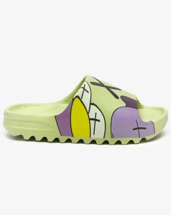 New Zielone damskie klapki Elmino Klapki Basenowe|Klapki Płaskie