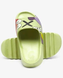 New Zielone damskie klapki Elmino Klapki Basenowe|Klapki Płaskie