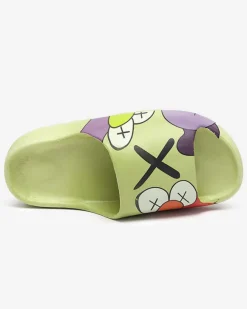 New Zielone damskie klapki Elmino Klapki Basenowe|Klapki Płaskie