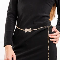 pasek ozdobny z kokardką Damskie Paski