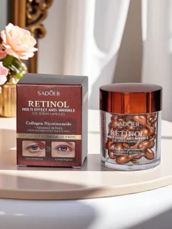 Sale Sadoer Kapsułki pod oczy z kolagenem i retinolem- ujędrniają skórę i redukują cienie Twarz