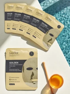 Best Sadoer Nawilżająca Maseczka w płachcie do Twarzy z miodem Twarz