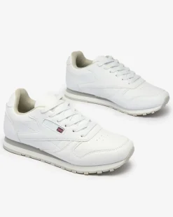 Sneaker Atelier Bianca - Klasyczne Białe Buty Damskie Damskie Sneakersy