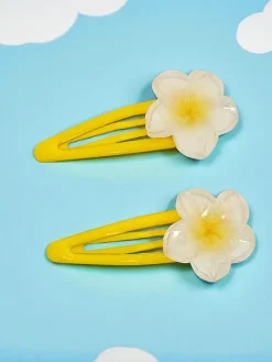 Outlet Spinki do włosów Florisia z kwiatem Dziewczęce