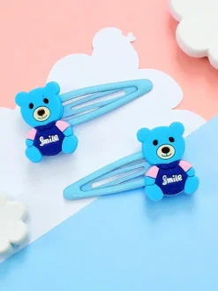 Best Spinki do włosów z misiem Dziewczęce