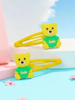 Best Spinki do włosów z misiem Dziewczęce