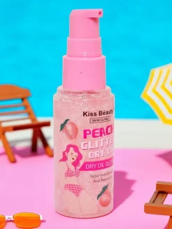 Sale Summer Spray- Rozświetlacz do twarzy i ciała w płynie Peach Twarz