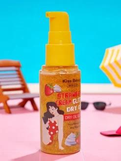 Online Summer Spray- Rozświetlacz do twarzy i ciała w płynie Strawberry Twarz