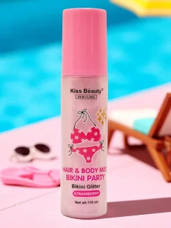 Online Summer Spray- Rozświetlacz do włosów i ciała w płynie Strawberry Twarz|Twarz