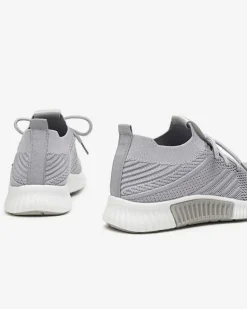New Szare damskie buty sportowe Merisal - Obuwie Damskie Bieganie, Ćwiczenia I Trening