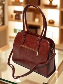 Best Toebka damska shopper eko skórzana z tłoczeniem Iron Lace Damskie Torebki Shoppers