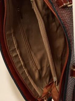 Best Toebka damska shopper eko skórzana z tłoczeniem Iron Lace Damskie Torebki Shoppers