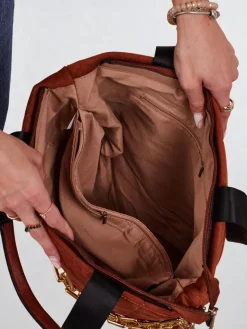 Torebka damska shopper eko +zamszowa Azure Veil Damskie Torebki Shoppers