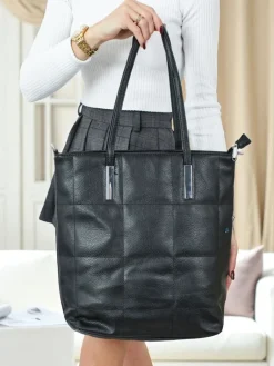 New Torebka damska shopper eko skórzana Tessira Damskie Torebki Shoppers