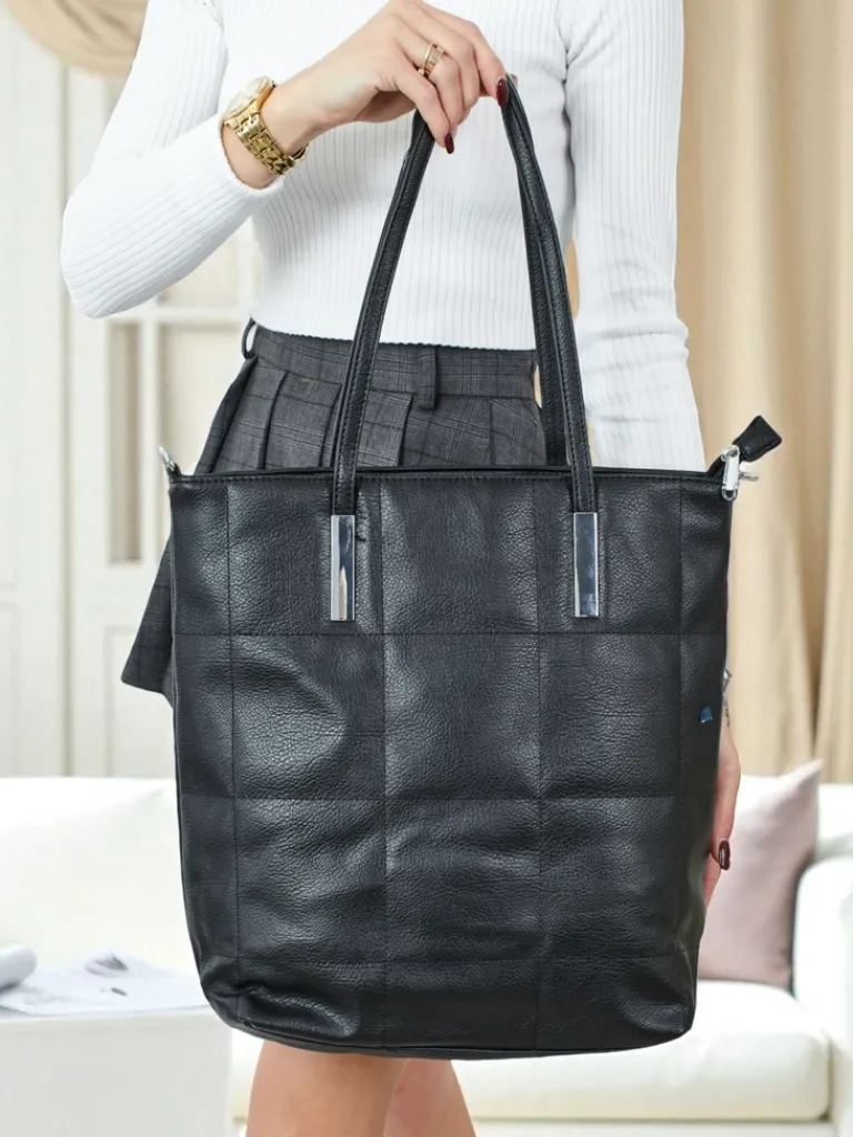 New Torebka damska shopper eko skórzana Tessira Damskie Torebki Shoppers