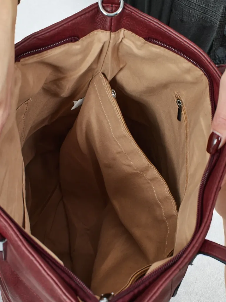 New Torebka damska shopper eko skórzana Tessira Damskie Torebki Shoppers