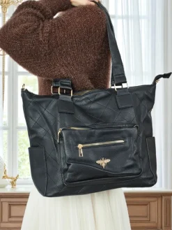 Online Torebka damska shopper eko skórzana pikowana Marvaya Damskie Torebki Shoppers