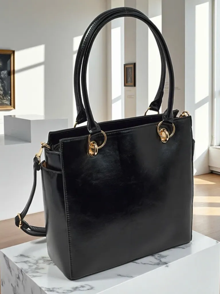 New Torebka damska shopper eko skórzana Twilight Vale Damskie Torebki Shoppers