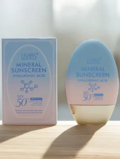 Ushah Krem przeciwsłoneczny z kwasem hialuronowym 50 SPF 60g Ciało