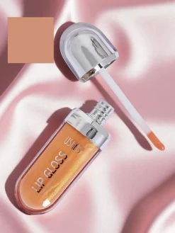 New USHAS Błyszczyk do ust z brokatem kolor Gold Usta