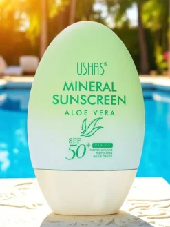 Discount USHAS Krem przeciwsłoneczny mocno nawilżający z aloesem 50 SPF Ciało