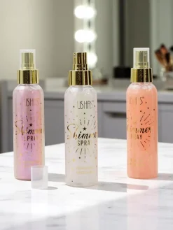 Online USHAS Summer Spray- Rozświetlacz do twarzy i ciała w płynie Pearl Twarz