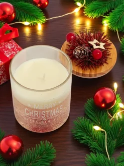 Best Świąteczna świeca zapachowa Merry Christmas Happy New Year Dekoracje I Ozdoby|Artykuły Chemiczne