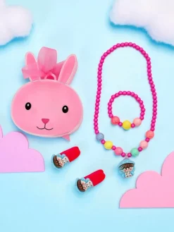 Zestaw biżuterii dla dzieci Bambina Dolce Fuschia Dziewczęce