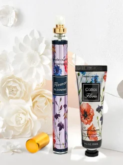Sale Zestaw Krem do rąk i perfumetka Flower Blooming Dłonie