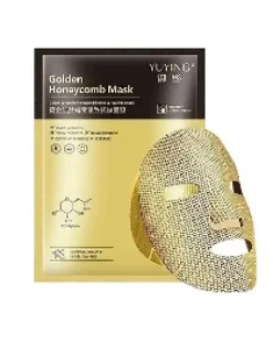 Best Złota maseczka w płachcie o strukturze plastra miodu 28g Twarz