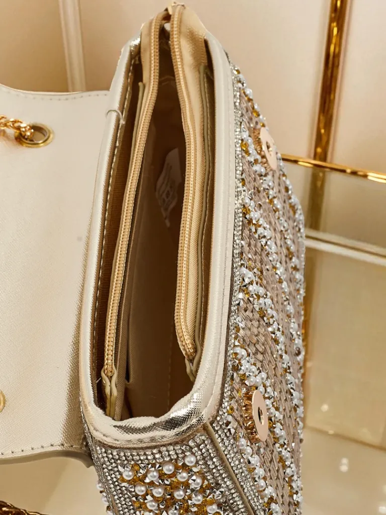 Discount Złota Torebka Elegancia Fiori Damskie Małe Torebki