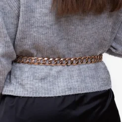 Discount ozdobny łańcuszkowy pasek - Akcesoria Damskie Paski